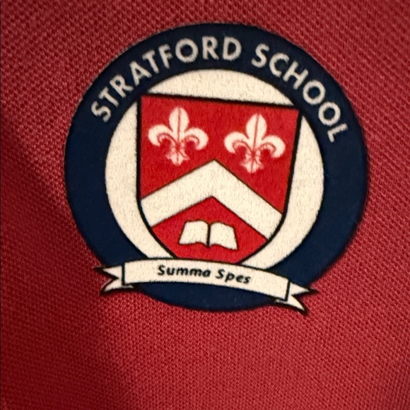 Stratford Cardinal Long Sleeve Pique Polo Shirt - Picture 3 of 5